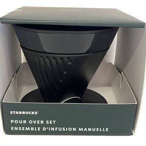 Starbucks Black Pour Over Set